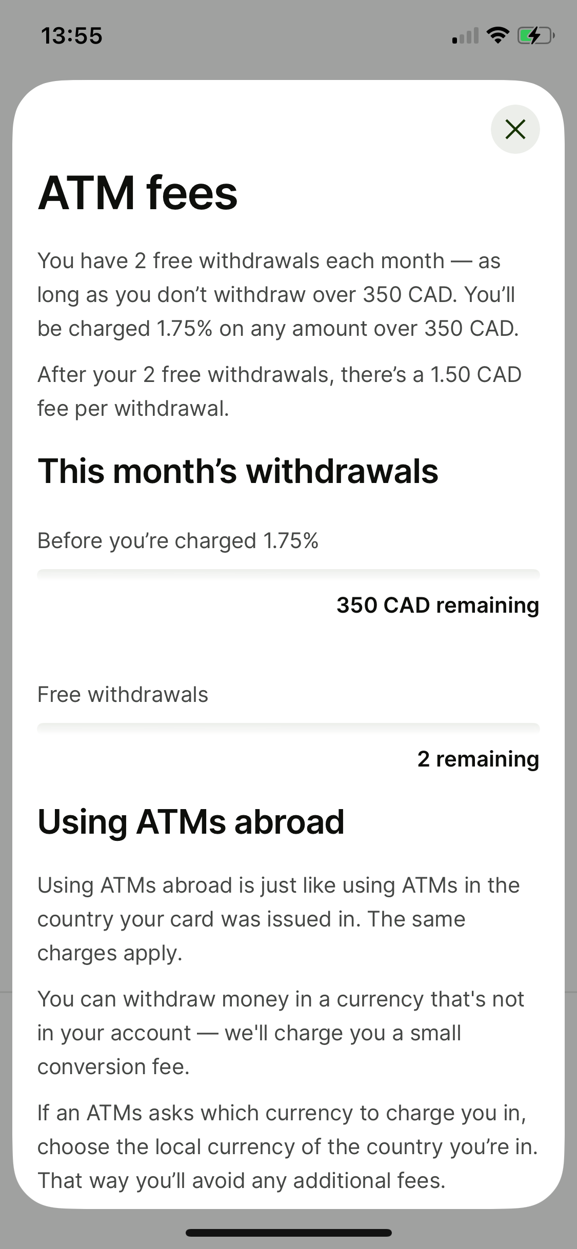 Wise Card: How to Save on Foreign Currency Withdrawals - carte-wise-visa-retrait4-fr