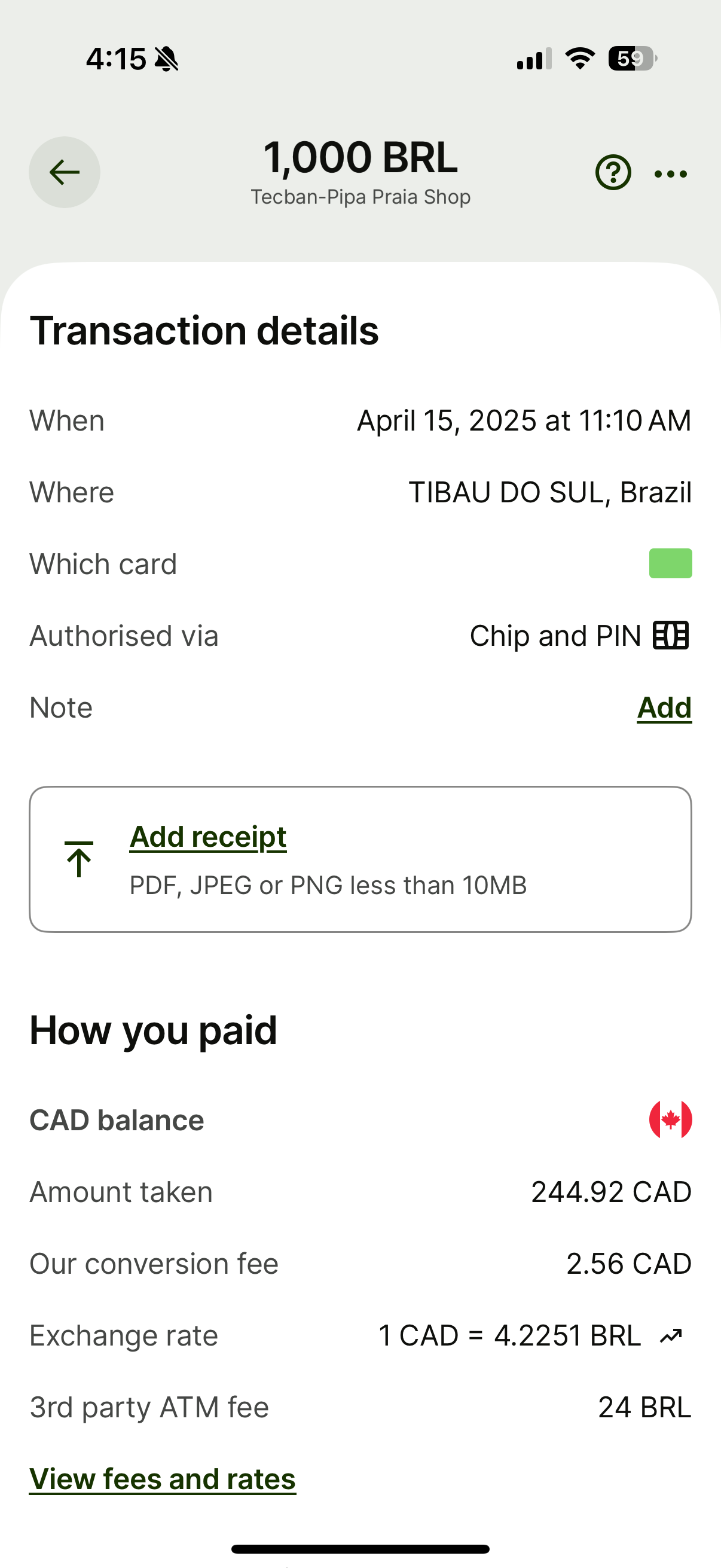 Wise Card: How to Save on Foreign Currency Withdrawals - Transaction WISE 1