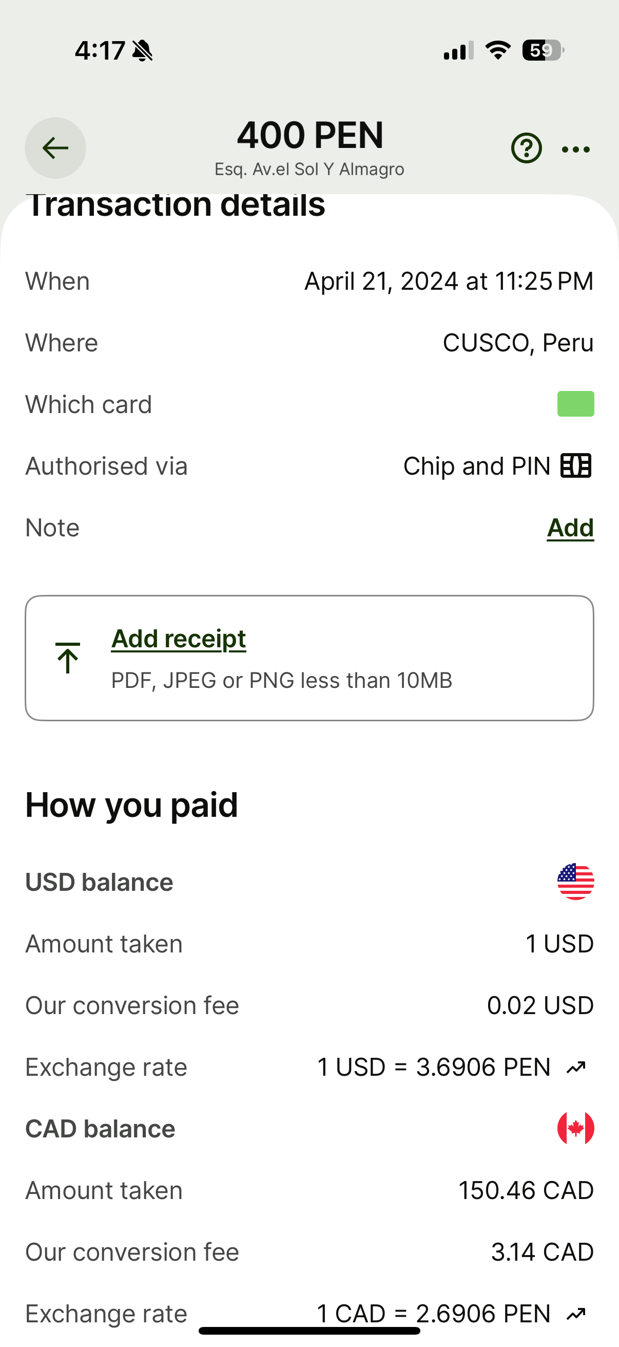 Wise Card: How to Save on Foreign Currency Withdrawals - Transaction WISE 3