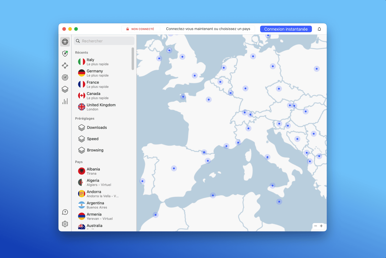 Comment sécuriser ses données en voyage avec NordVPN - macos laptop fr not connected