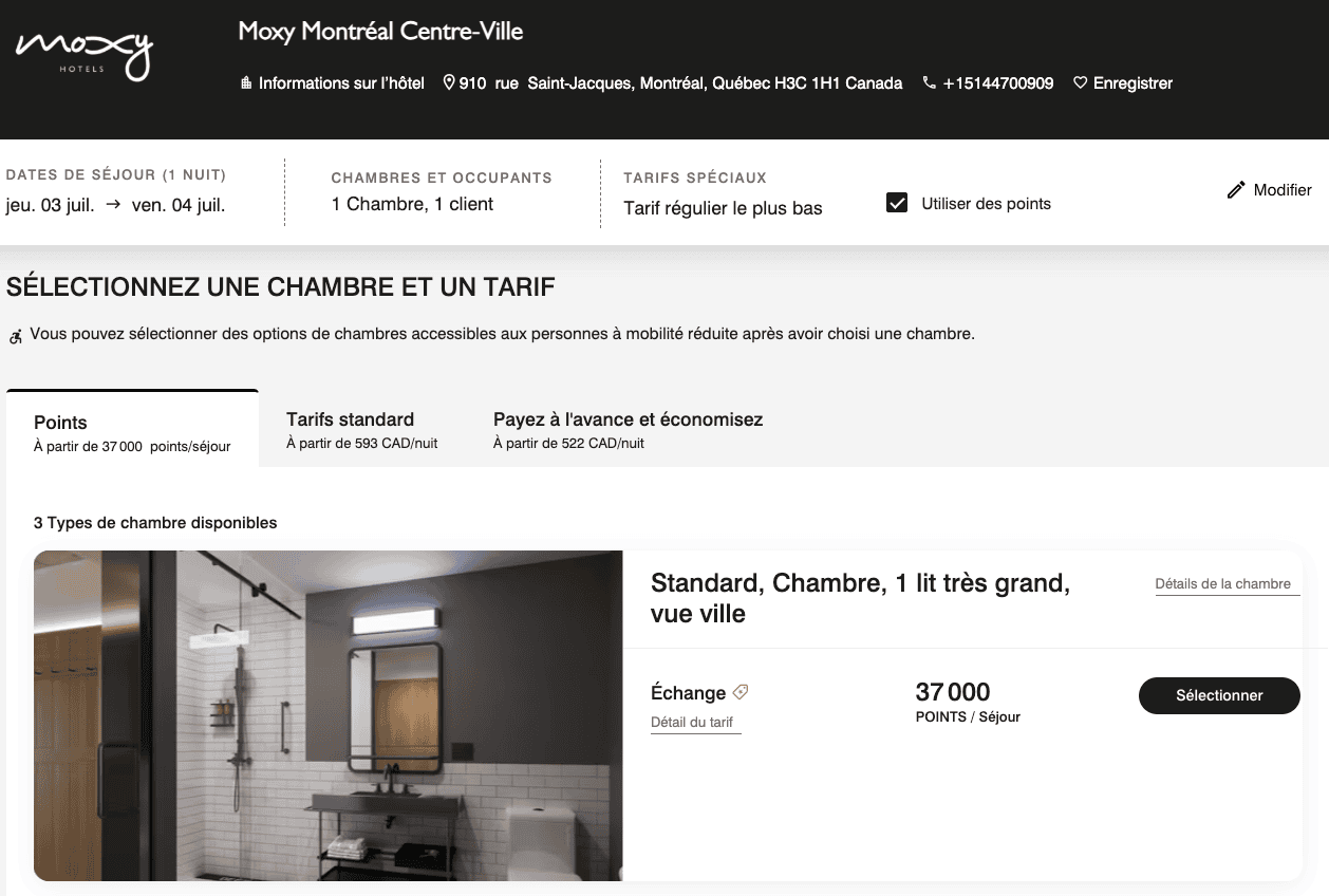 Marriott Bonvoy&nbsp;: ouverture du nouveau Moxy Montréal Centre-Ville - moxy montreal points