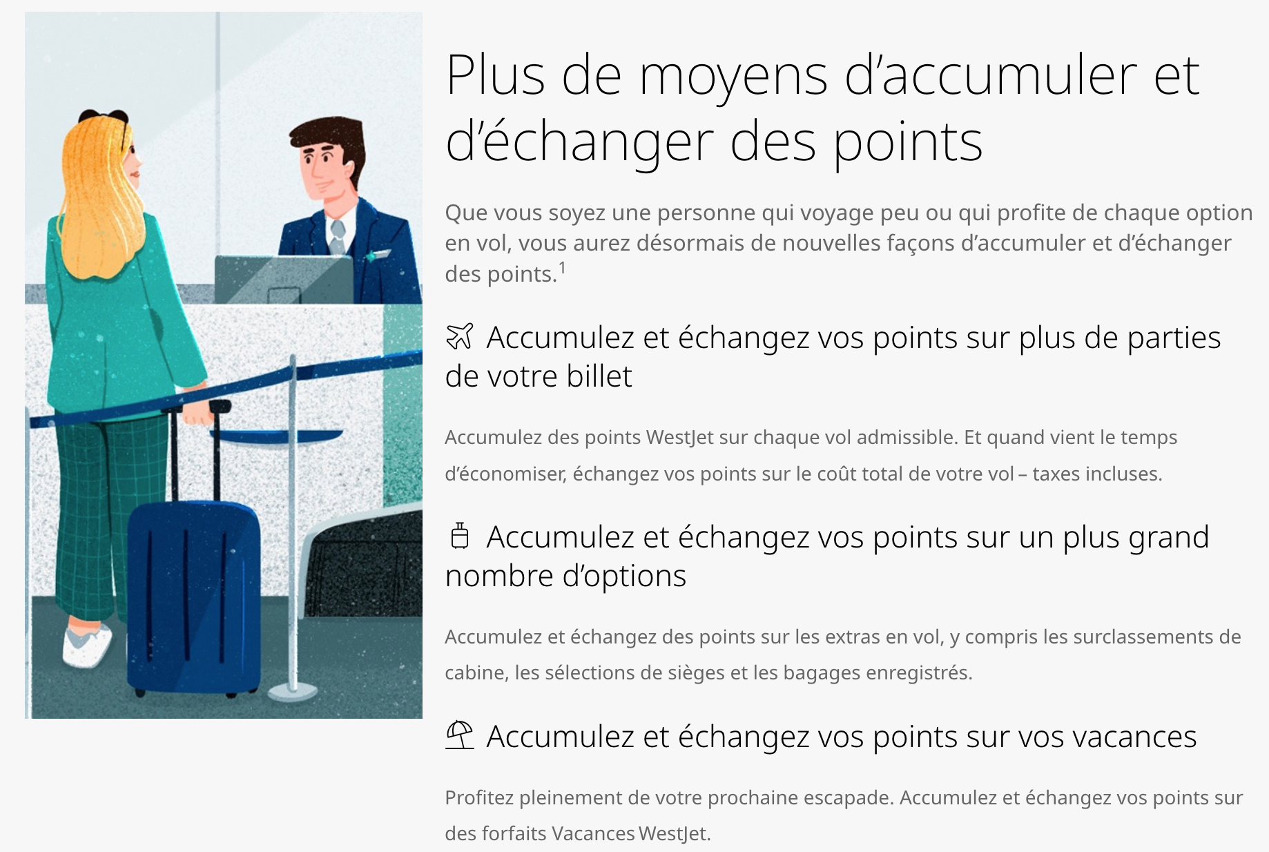 Récompenses WestJet&nbsp;: 8 destinations soleil pour moins de 70&nbsp;000 points WestJet - More Ways to Earn -EN