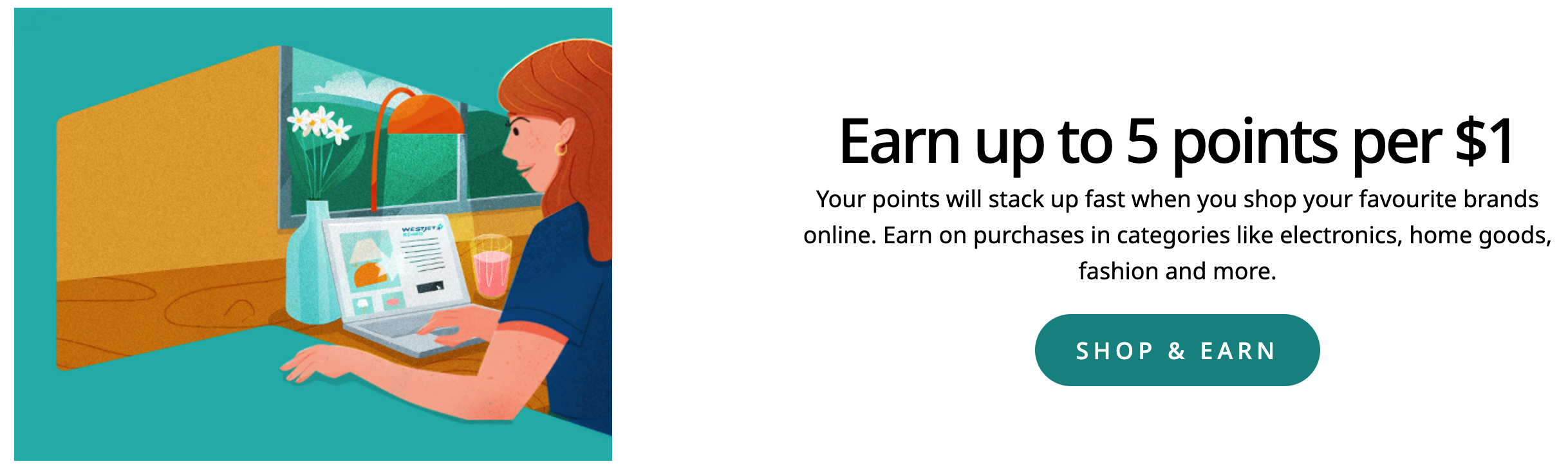 How Does the WestJet Rewards eStore Work? - WestJet eStore Earn up to 5 points EN
