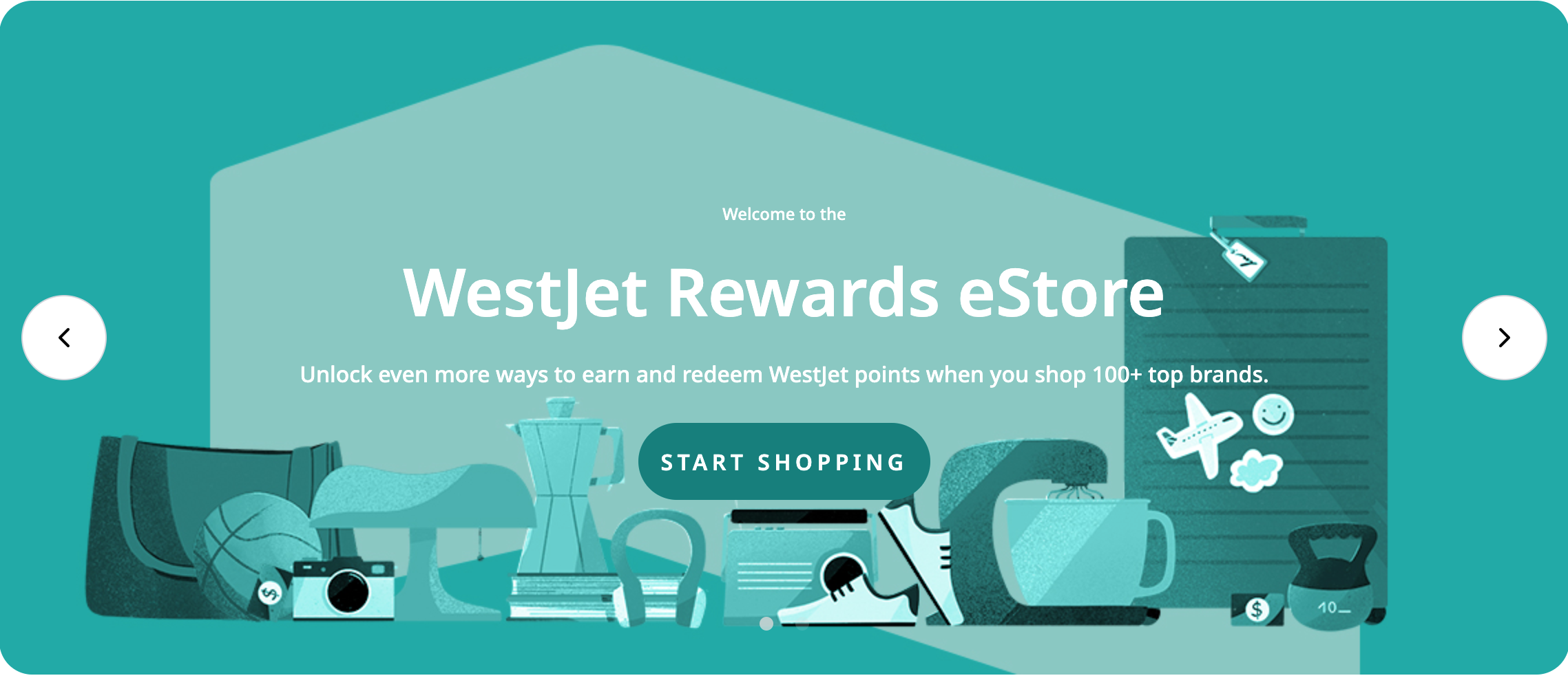 How Does the WestJet Rewards eStore Work? - WestJet eStore Main information image EN
