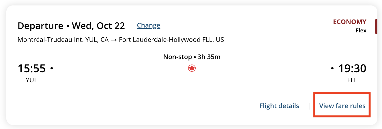 Air Canada's Different Fare Classes: How to Choose? - lien vers l information