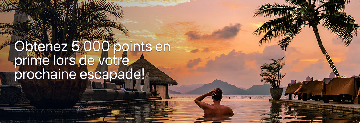Voyage Scène+ : 5&nbsp;000 points Scène+ en prime pour un séjour à l’hôtel - offre voyage scene plus octobre 2025 5k