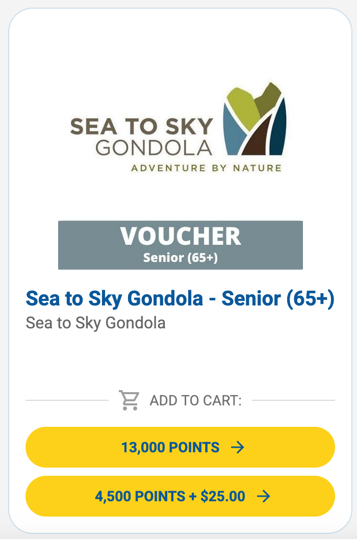 More Rewards: The Best Ways to Earn and Redeem - More Rewards Tips Sea to Sky experience