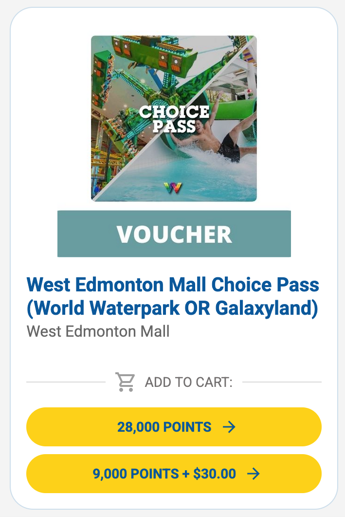 More Rewards: The Best Ways to Earn and Redeem - More Rewards Tips West Edmonton Mall experience