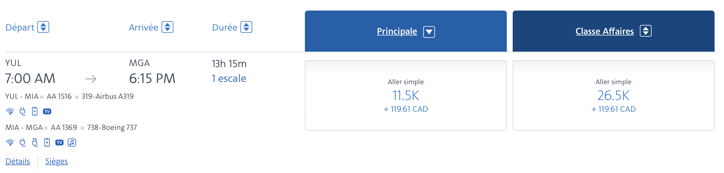 Amérique centrale et Caraïbes&nbsp;: Comment s’y rendre en utilisant des points et des milles - aadvantage amerique centrale et caraibes