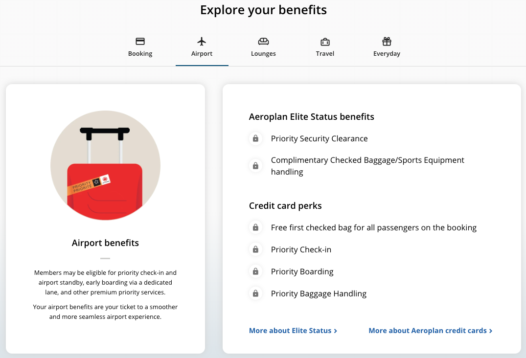 Air Canada's Different Fare Classes: How to Choose? - aeroplan benefits