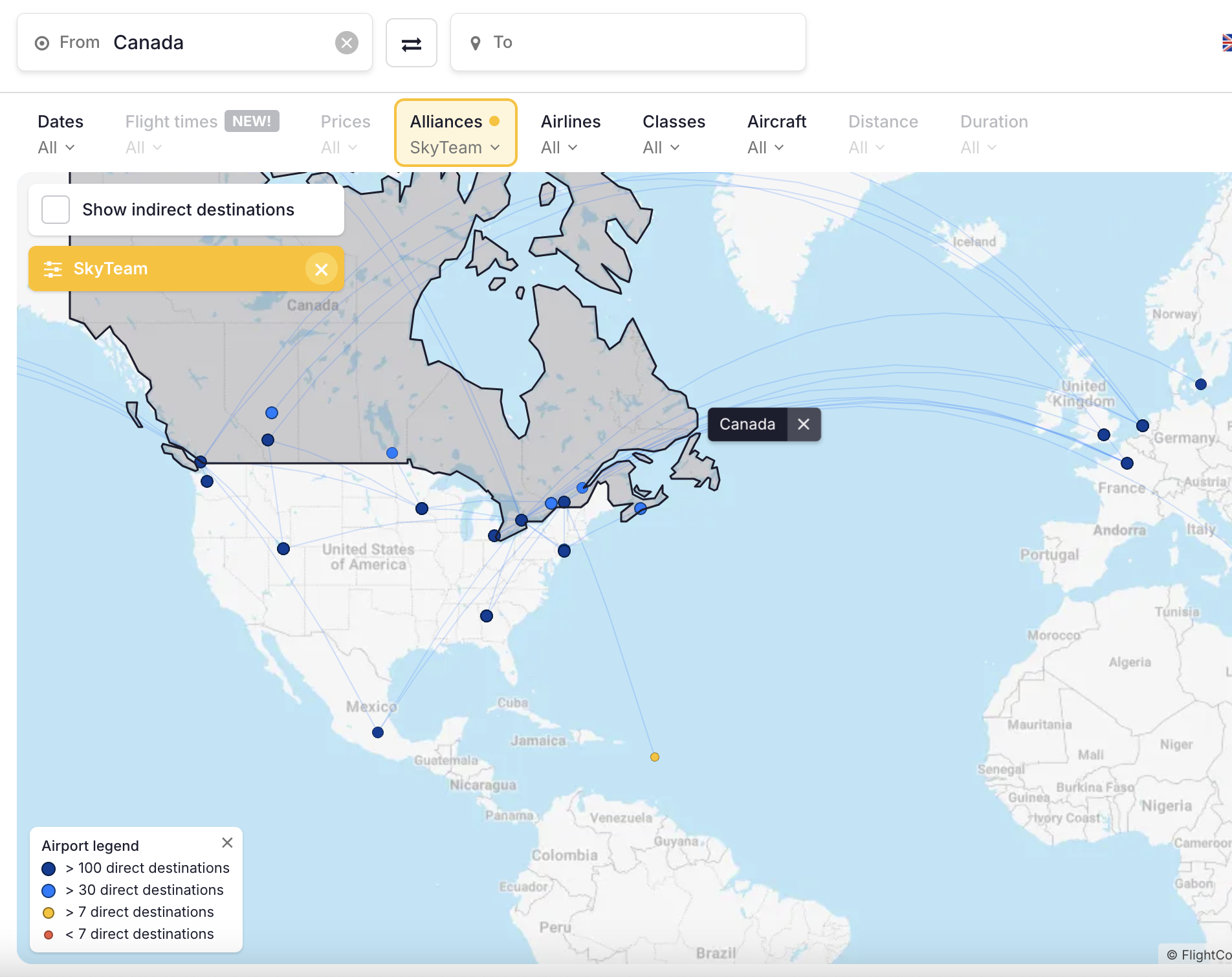 Amérique centrale et Caraïbes&nbsp;: Comment s’y rendre en utilisant des points et des milles - canada Skyteam