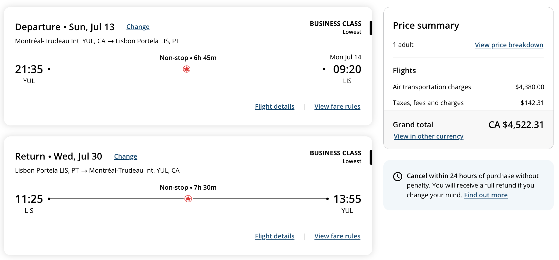How to Get and Use the Air Canada Worldwide Companion Pass - comparatif avec achat en argent