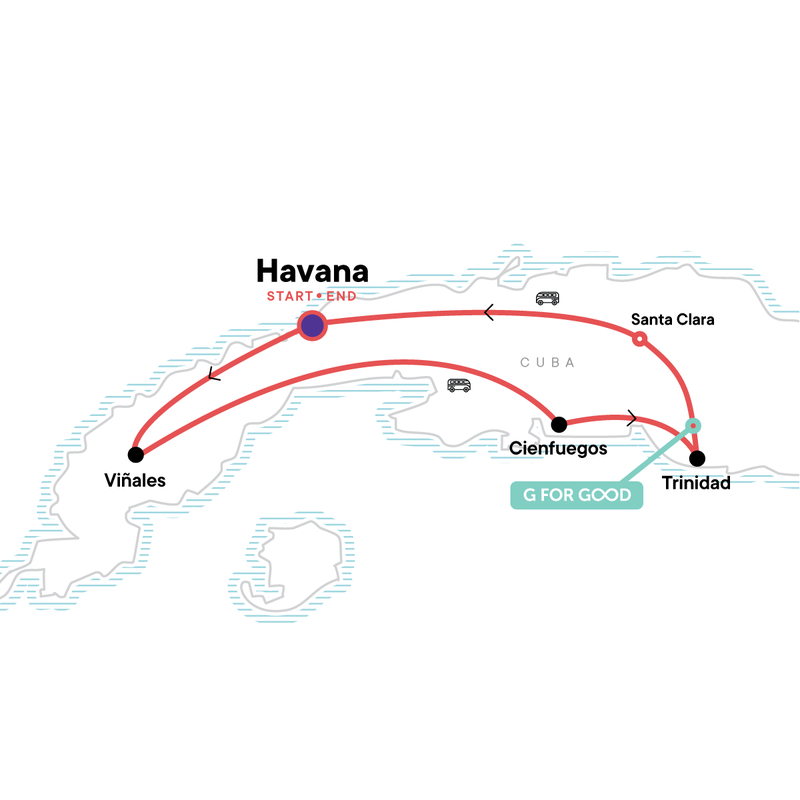 Cuba hors des tout inclus&nbsp;: Guide de voyage et itinéraire - g adventures cuba explorer