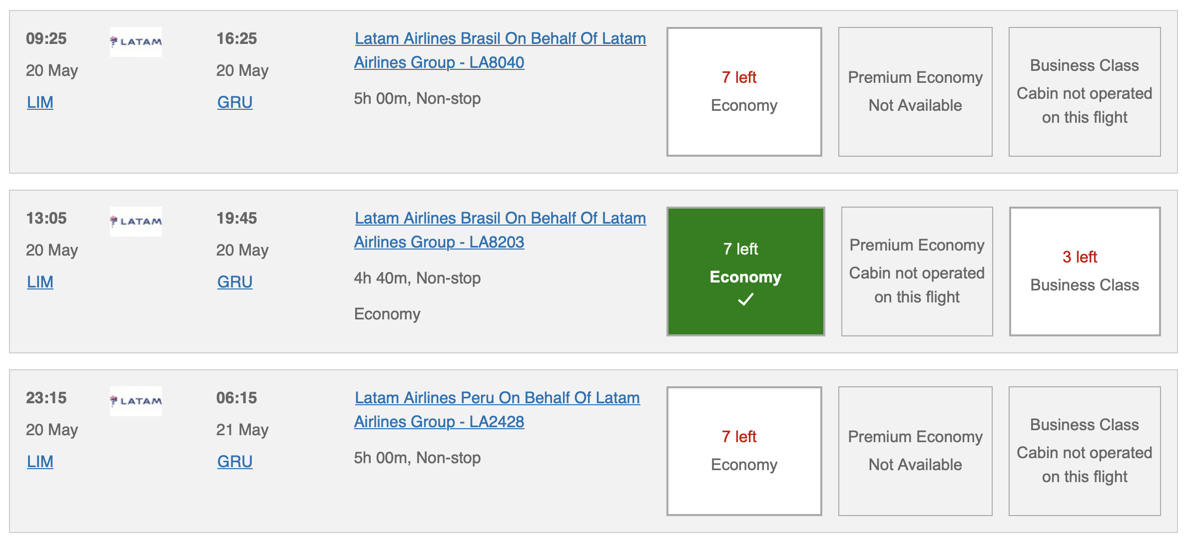 Amérique du Sud&nbsp;: Comment s’y rendre en utilisant des points et des milles - intra amerique du sud latam avios