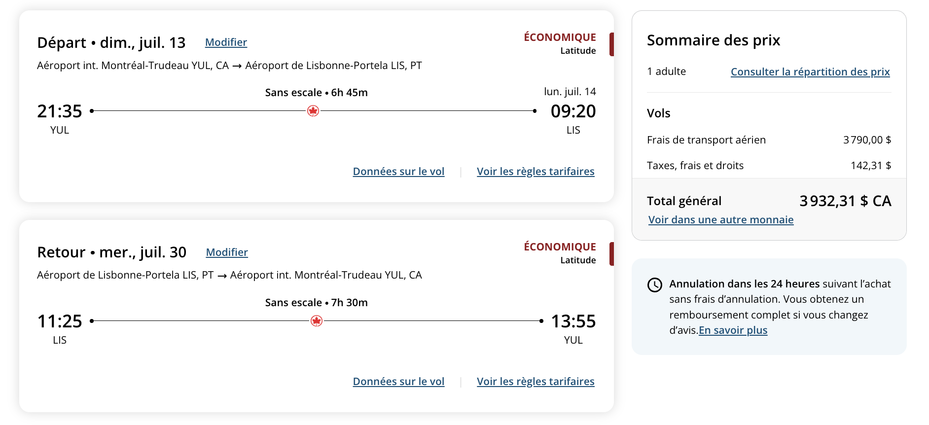 Comment obtenir et utiliser la Passe Compagnon Monde Air Canada - passe compagnon monde eco lat argent
