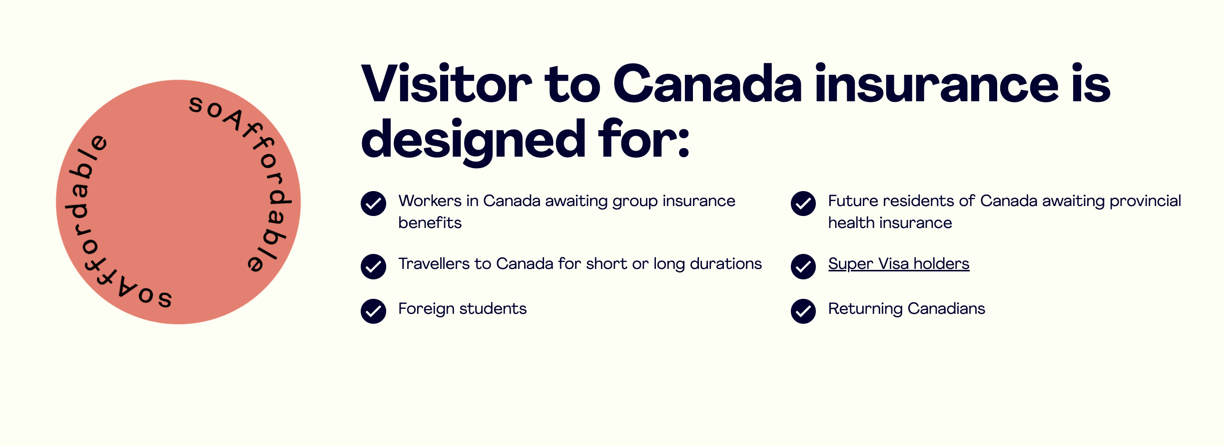 Visitor Health Insurance in Canada: soNomad, the Affordable Solution (Working Holiday, Super Visa, Students) - so-nomad-assurances-visiteurs-fr
