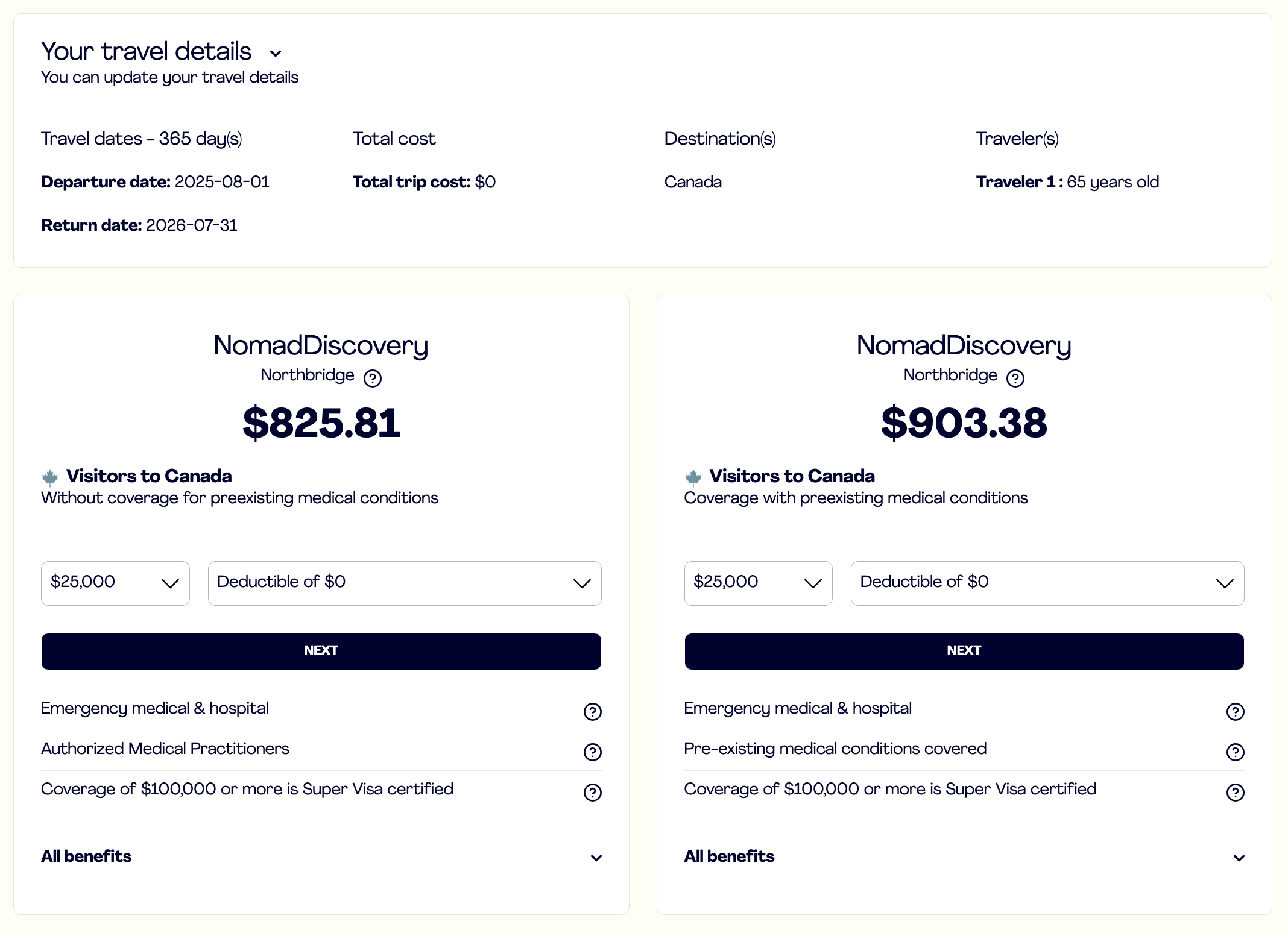 Visitor Health Insurance in Canada: soNomad, the Affordable Solution (Working Holiday, Super Visa, Students) - sonomad-soumission-super-visa-fr