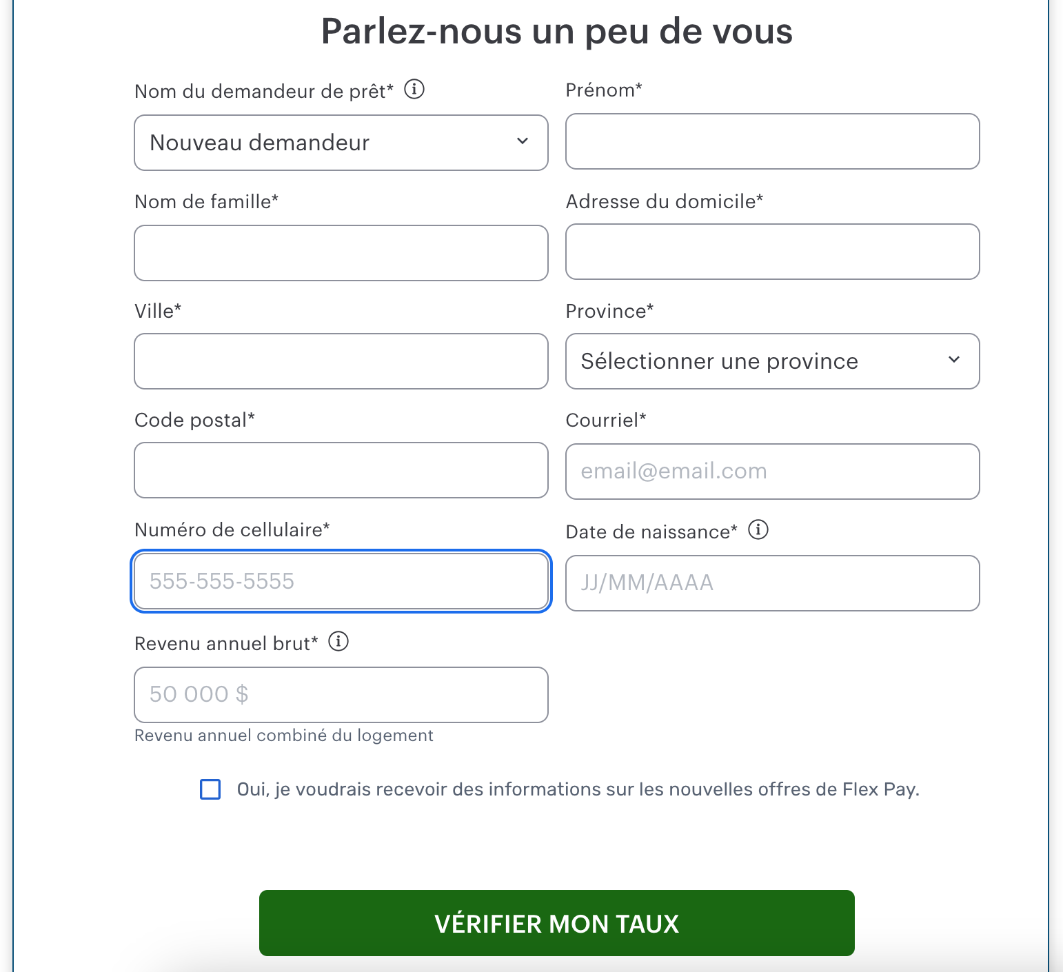 Flex Pay pour Air Canada et Aéroplan: Comment ça fonctionne ? - Information 2 -EN