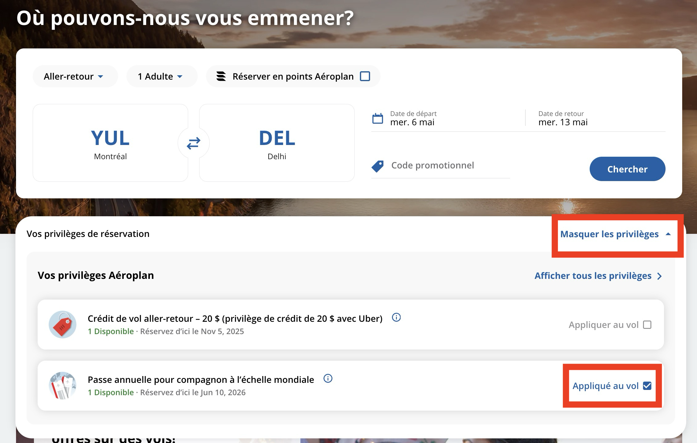 Comment obtenir et utiliser la Passe Compagnon Monde Air Canada - air canada passe annuelle pour compagnon monde