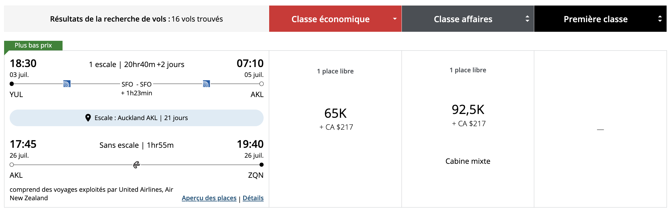 Océanie&nbsp;: Comment s’y rendre en utilisant des points et des milles - arrêt aeroplan océanie