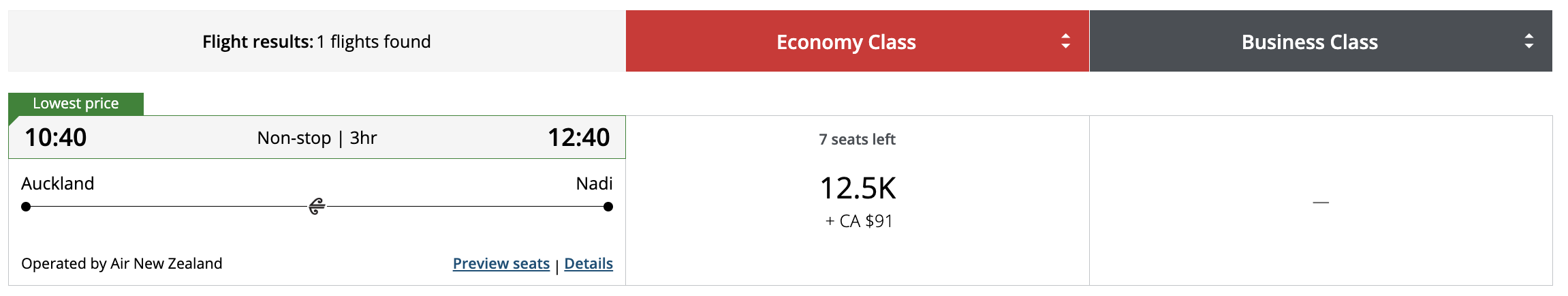 Oceania: How to Use Points and Miles for Your Trip - intra oceanie aeroplan