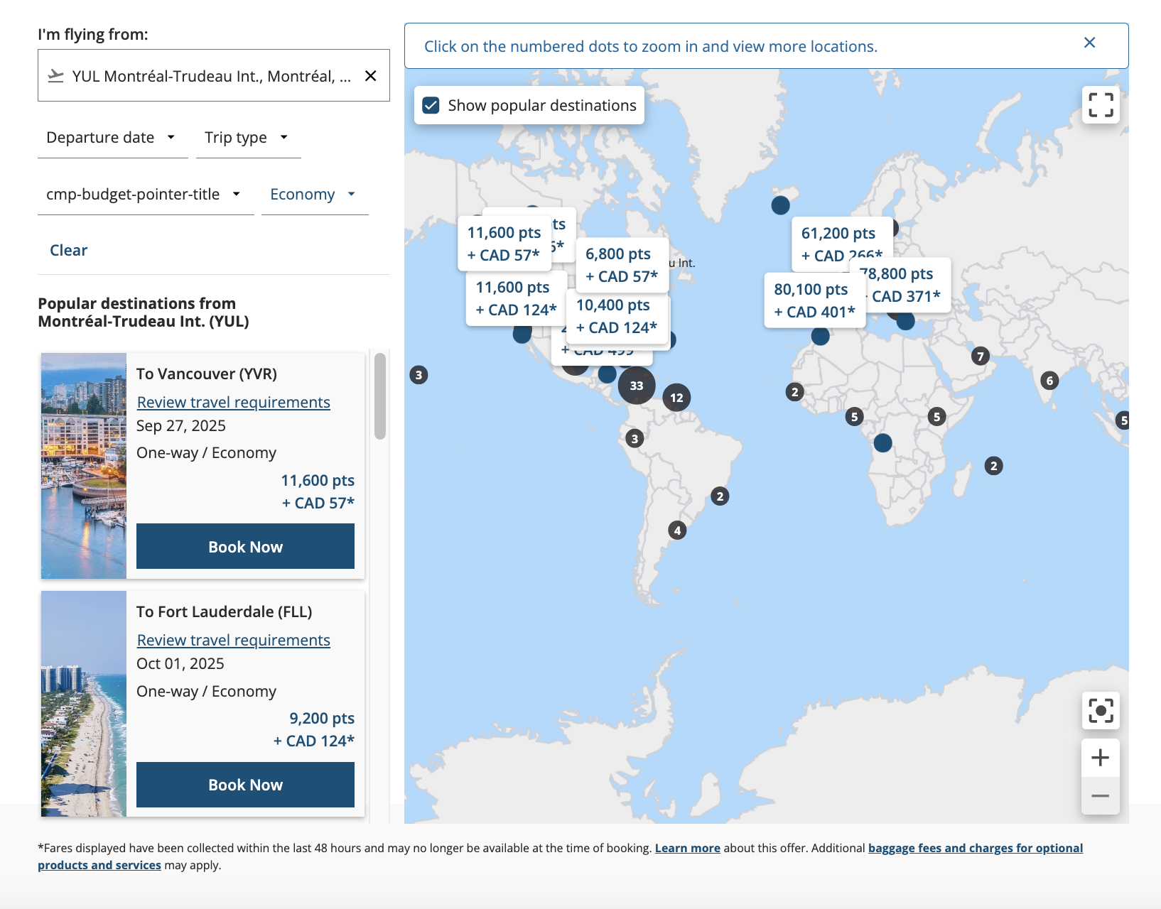Aeroplan: How to Find the Best Deals - meilleurs prix aeroplan chercheurs de points