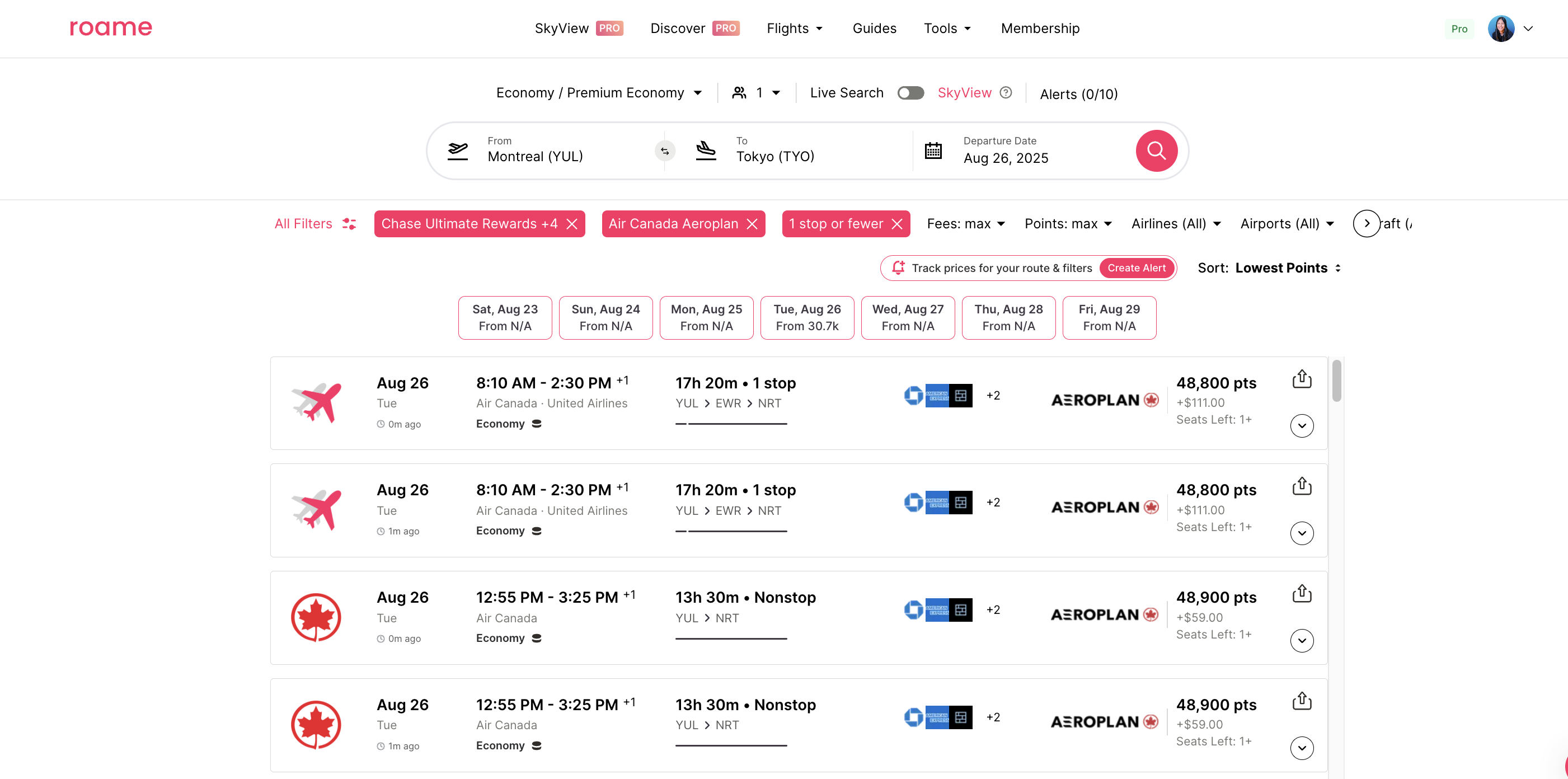 Aeroplan: How to Find the Best Deals - meilleurs prix aeroplan roame