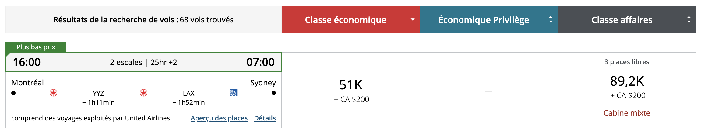 Océanie&nbsp;: Comment s’y rendre en utilisant des points et des milles - oceanie aeroplan