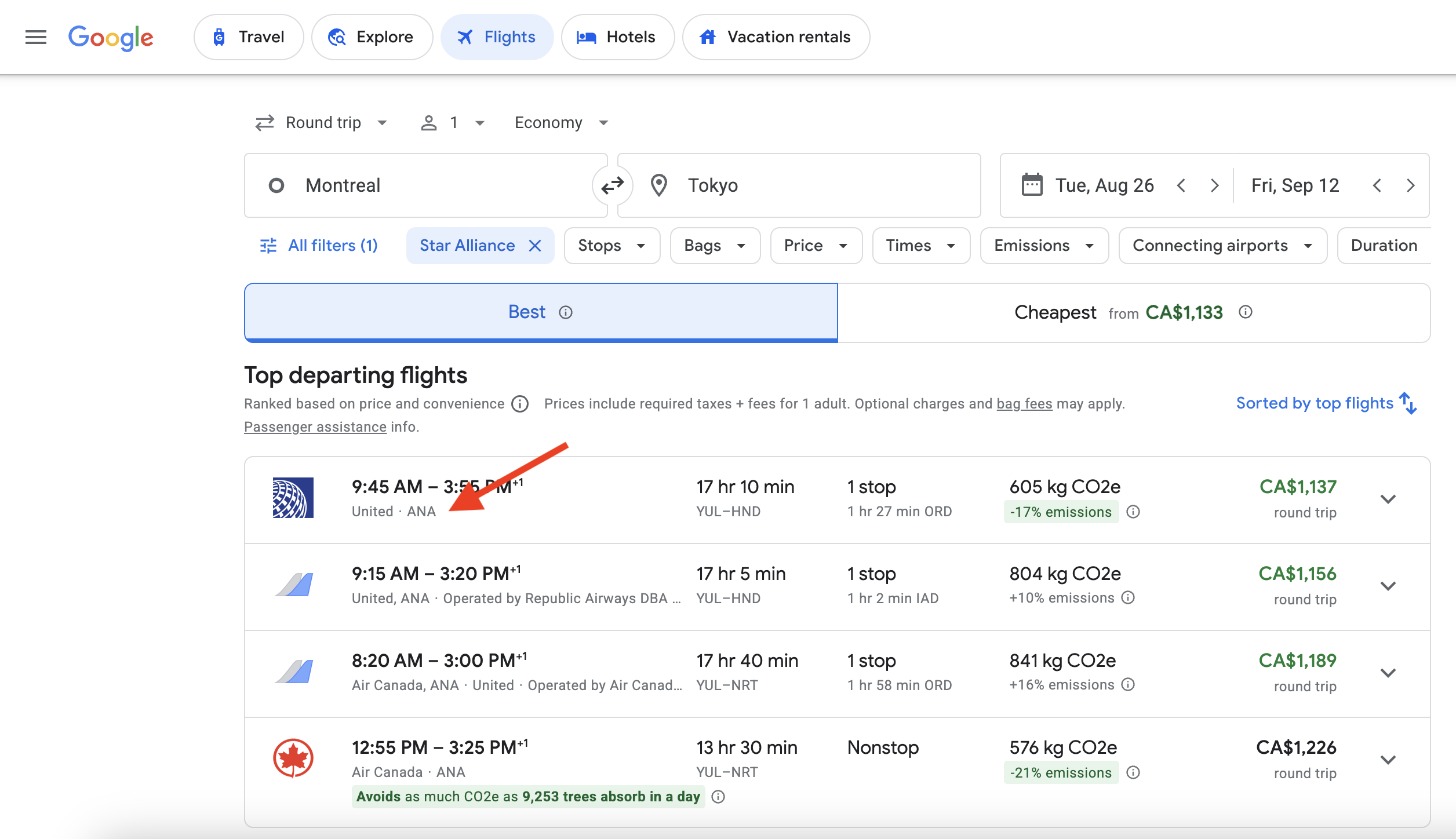 Aeroplan: How to Find the Best Deals - recherche google flights