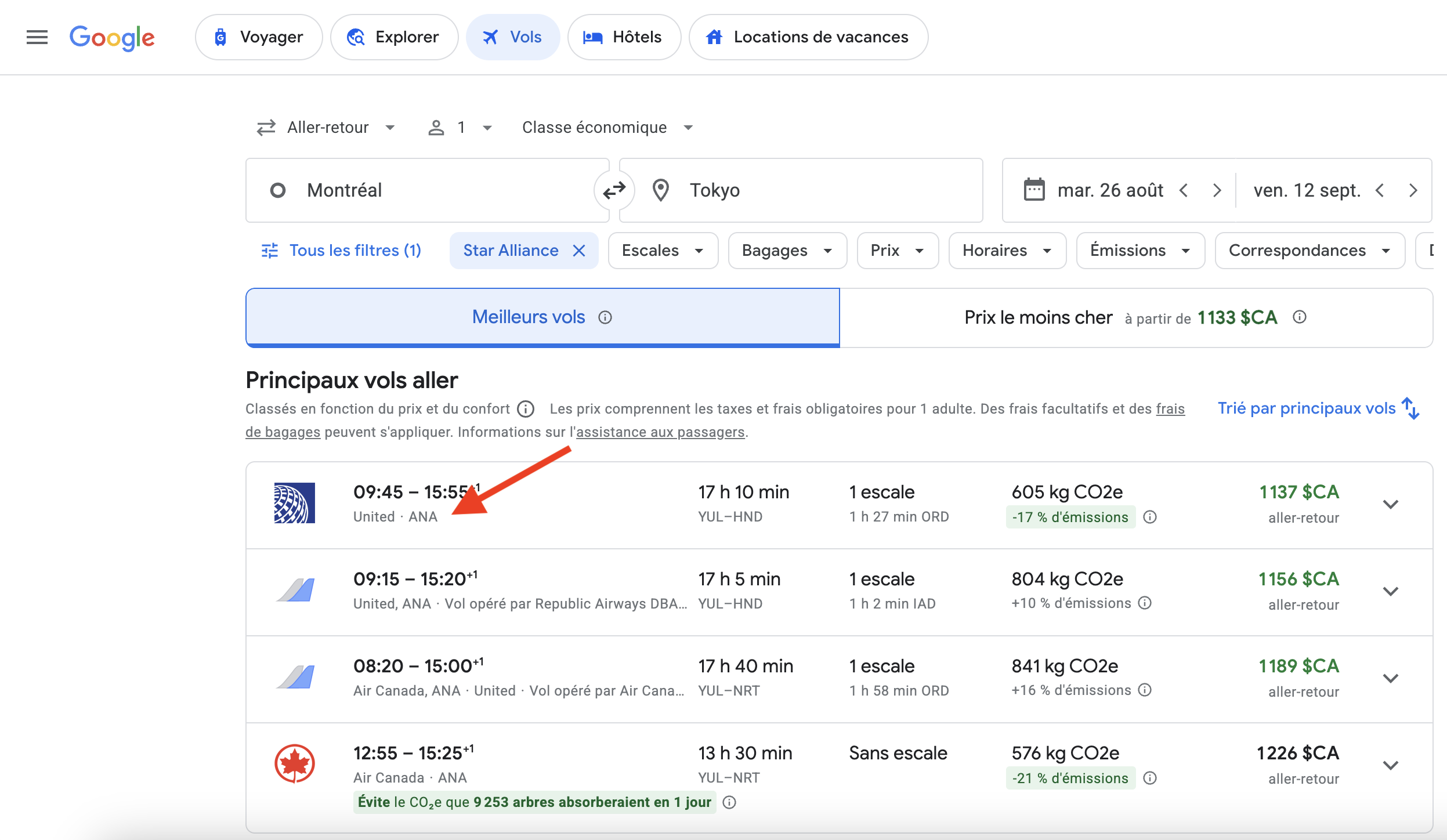 Aéroplan&nbsp;: Comment trouver les meilleurs prix sur Aeroplan? - recherche google flights