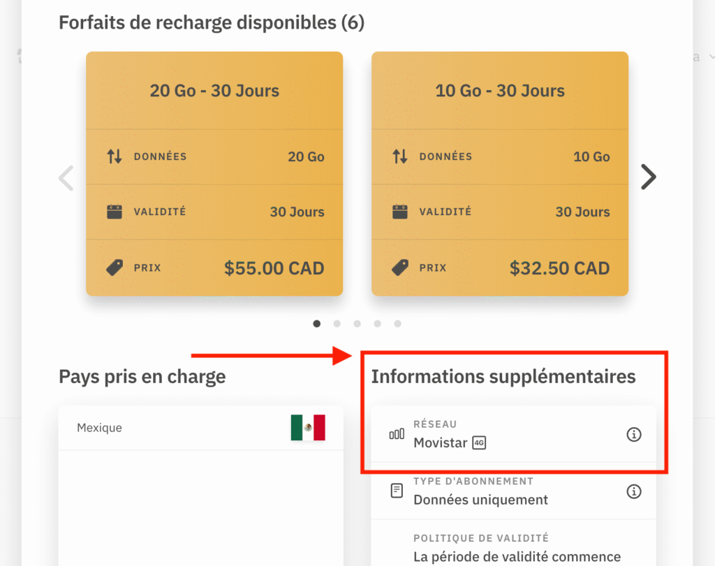 Holafly vs Airalo - Airalo information supplementaire