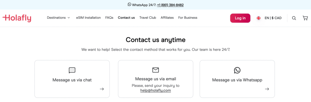 Holafly vs Airalo Holafly customer support EN