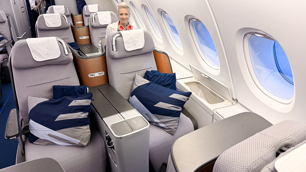 Lufthansa-A380-Business-Siege Hublot 02