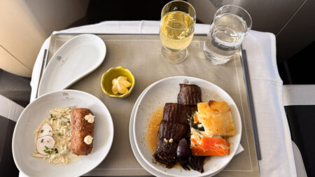 TAP-Classe-Affaires-A321-Neo-Repas 04 – Souper