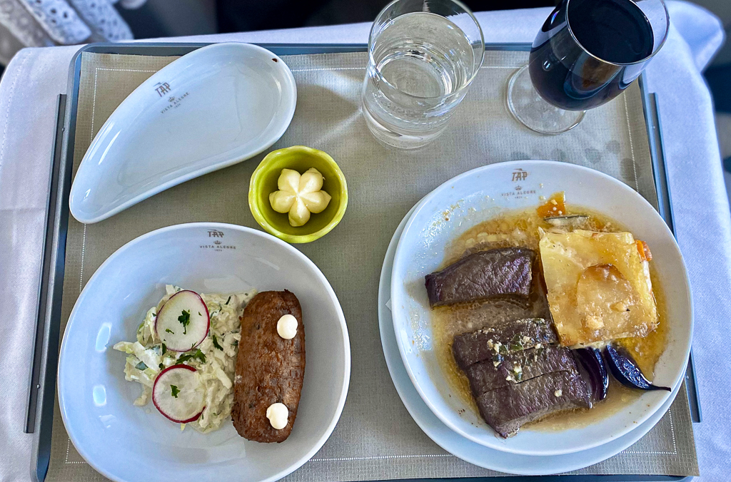 TAP-Classe-Affaires-A321-Neo-Repas 05 – Souper