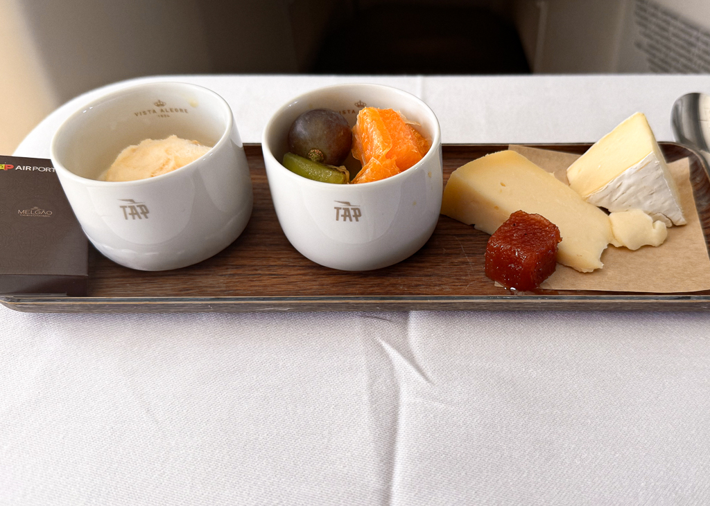 TAP-Classe-Affaires-A321-Neo-Repas 06 – Souper