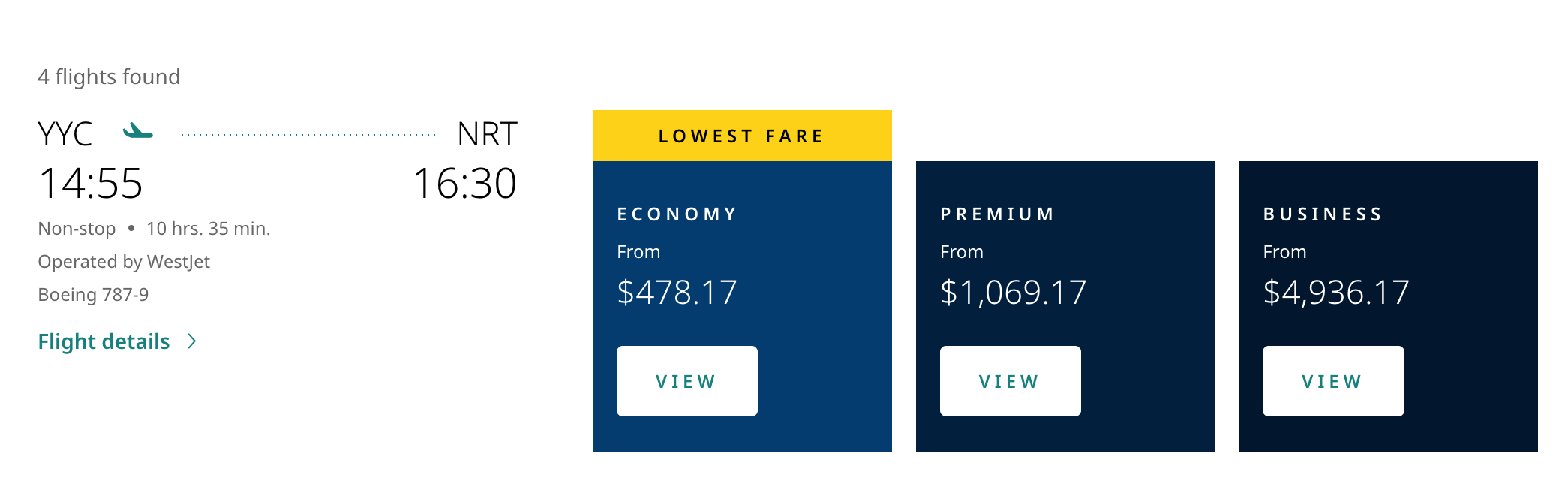 WestJet Business Class: Everything You Need To Know - WestJet Business Class yyc to nrt EN