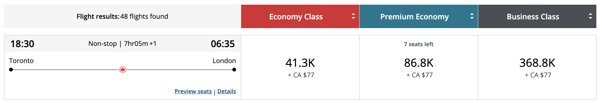 Air Canada Business Class: Signature Class and Signature Suite - air canada classe affaire dynamique