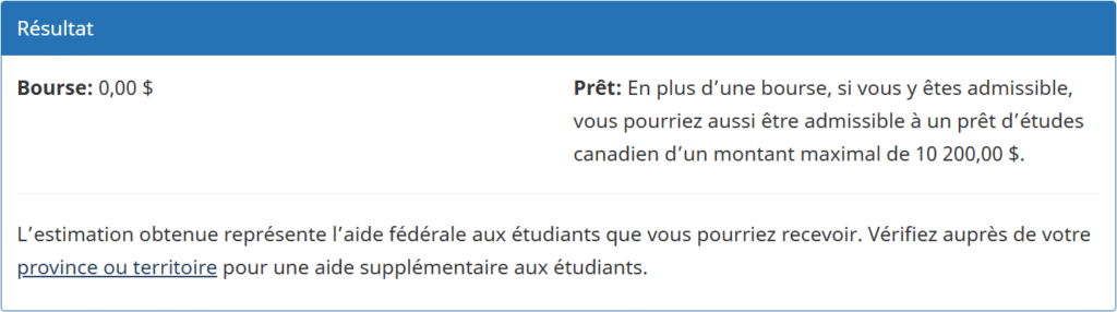 prêt étudiant