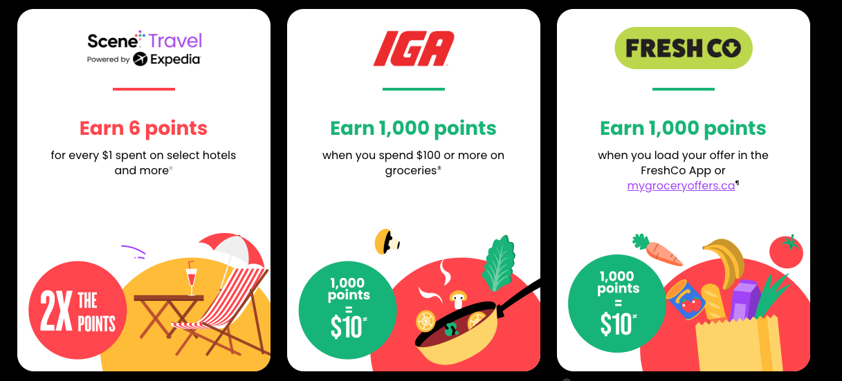 Scene+ Points Days: Multiply your Rewards from November 7 to 9, 2025 - Scene days 2025