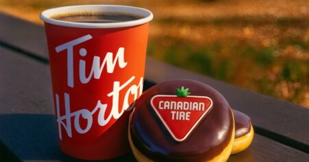 canadian tire tim hortons photo couverture