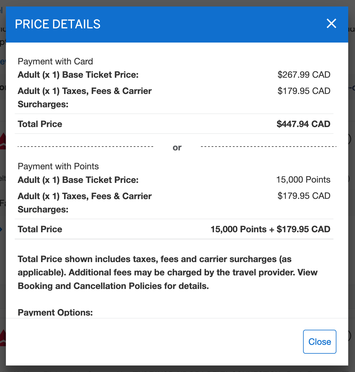 Amex Fixed Points Travel: How Does It Work? - Example under max breakdown EN