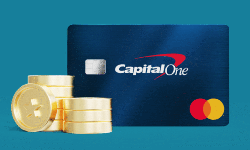 Capital One Smart Rewards - card image with coins