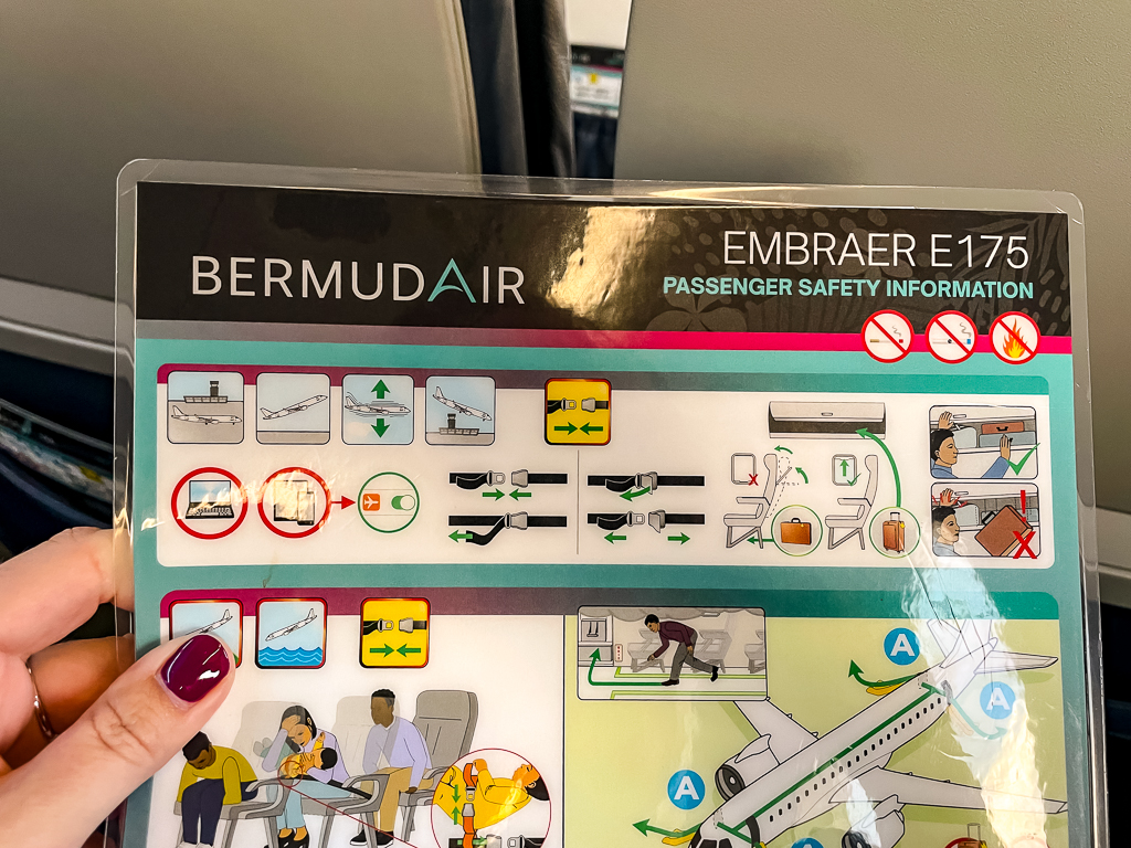 Carte securite BermudAir