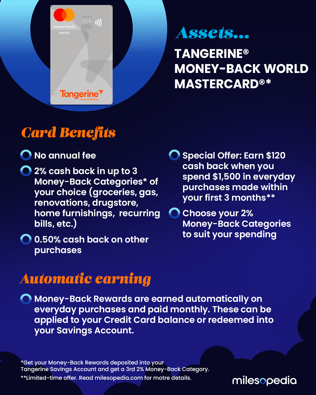 Review: Tangerine<sup>&reg;</sup> Money-Back World Mastercard<sup>&reg;</sup>* - 1200x1500 Tangerine Remises World