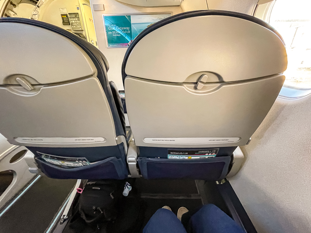 Espace siege classe affaires BermudAir
