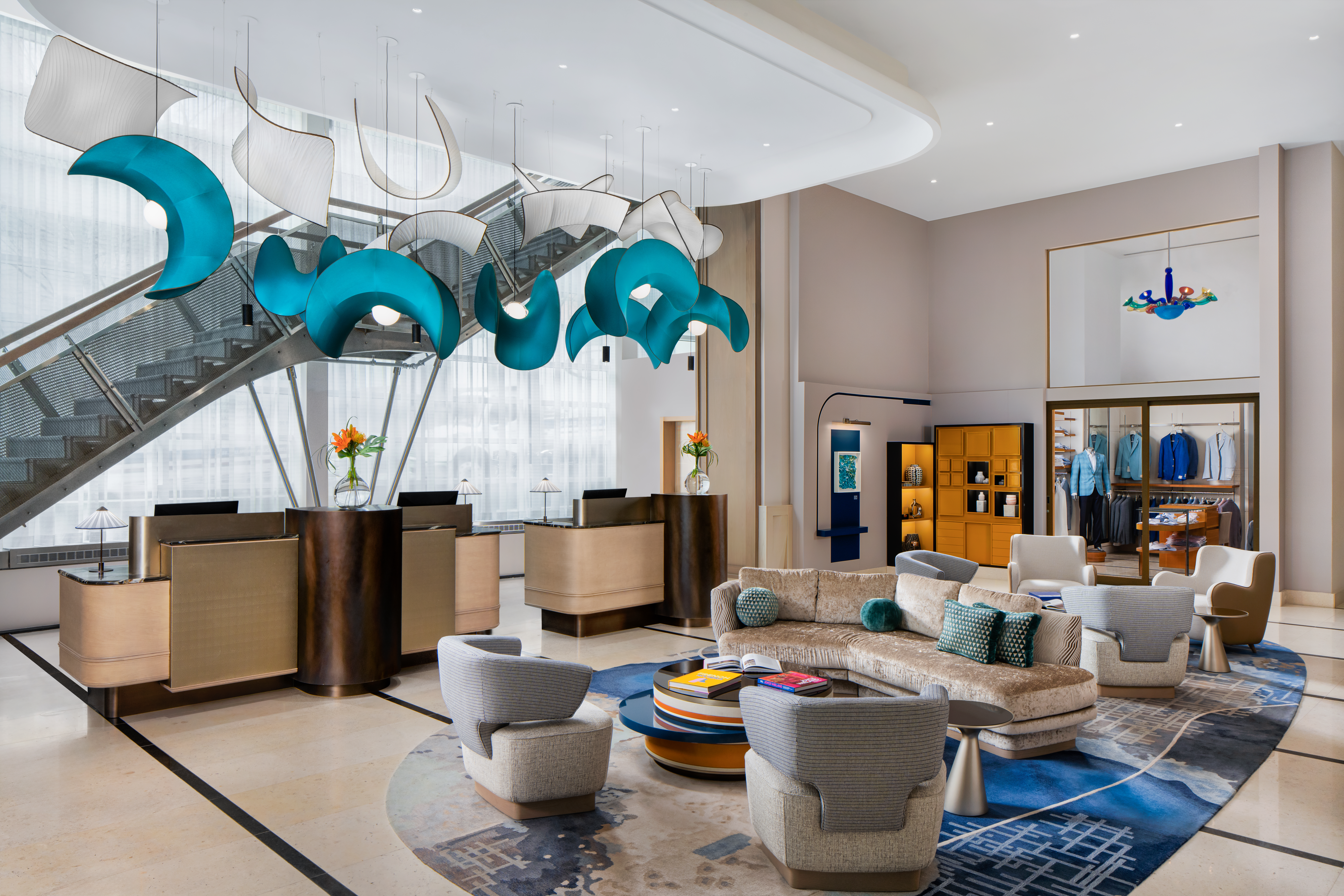 Sofitel Montréal Le Carré Doré dévoile sa luxueuse transformation - Hall