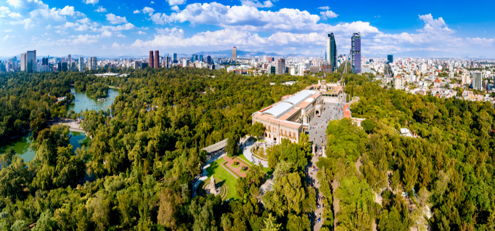 Mexico City - Chapultepec Park and Castle