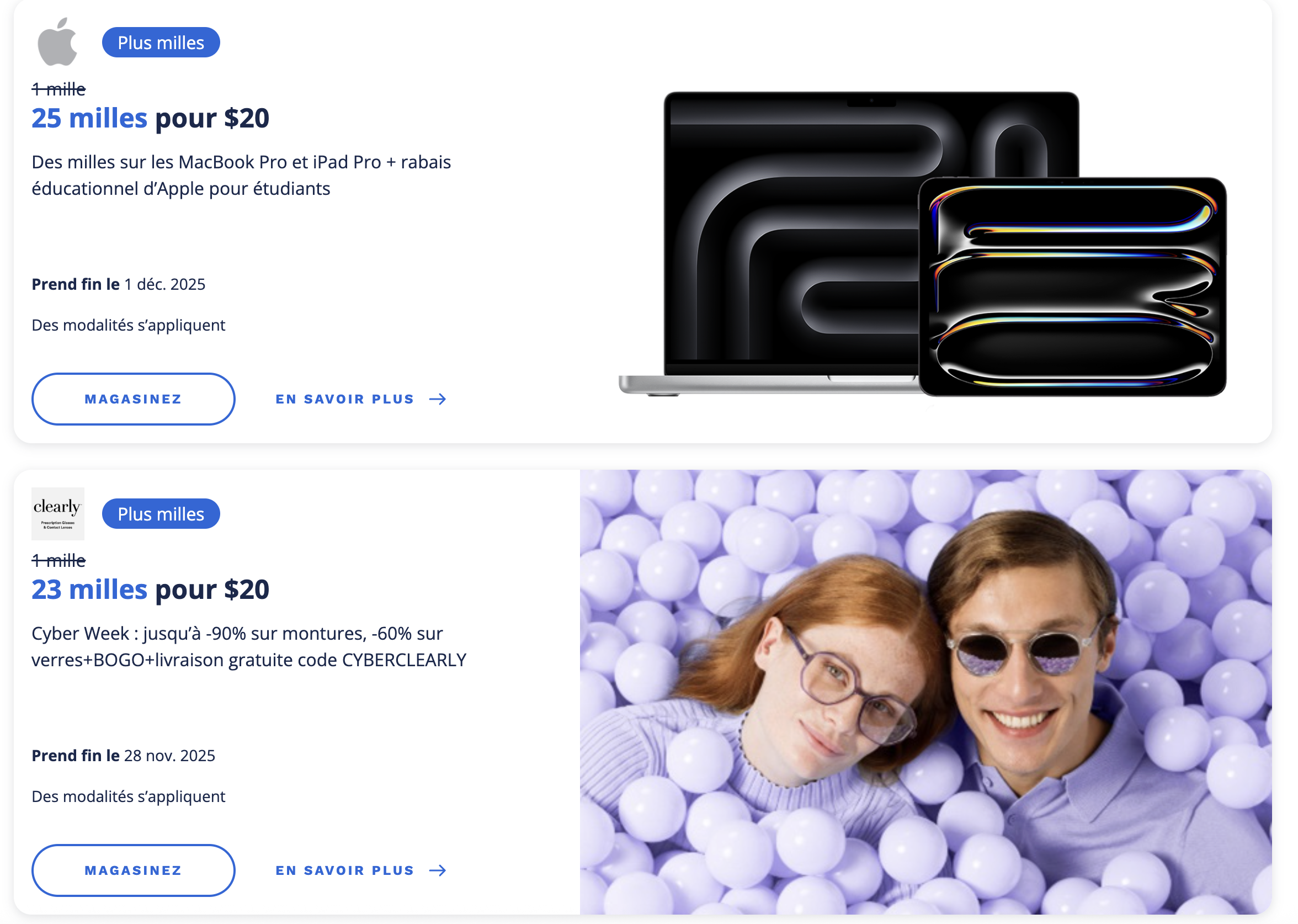 AIR MILES&nbsp;: Jusqu’à 20x les milles pour le Vendredi fou avec airmilesshops.ca - Offres FR