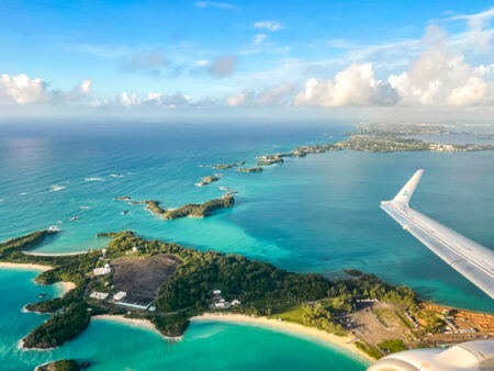 Vue avion BermudAir